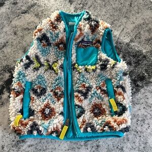 Patagonia Retro-X Vest multi colored‎ high pile Sherpa fleece vest 12-18 months